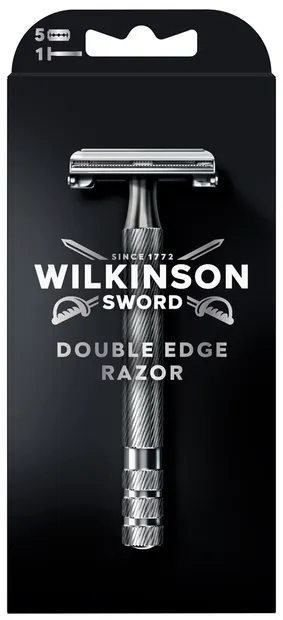 Wilkinson Sword Classic Sistem de bărbierit Premium Vintage,cu 5 farfurii de rezerva