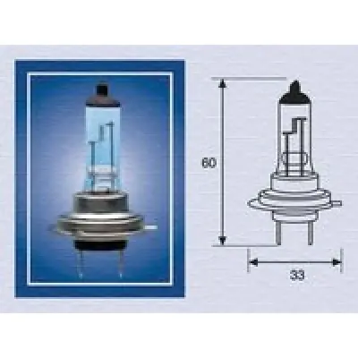 Bec auto halogen pentru far Magneti Marelli H7 55W 12V 002557100000