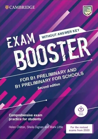 Exam Booster for B1 Preliminary and B1 Preliminary for Schools without Answer Key with Audio for the Revised 2020 Exams - Paperback brosat