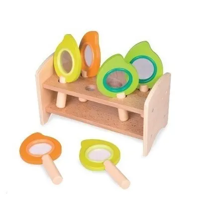 Jucarie din lemn Classic World - Lupe, set