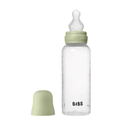 Set complet biberon anticolici din silicon PP fara BPA Sage, 270ml, Bibs