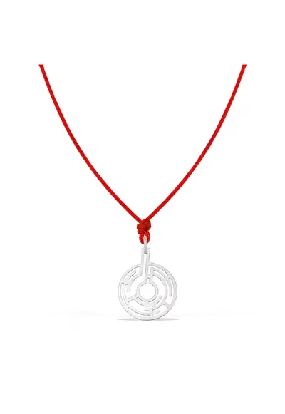 Pandantiv THE MAZE - aur 14K - Alb