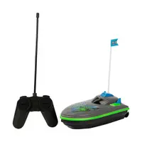 Barca cu telecomanda, Suncon, Verde-Gri, 20 cm