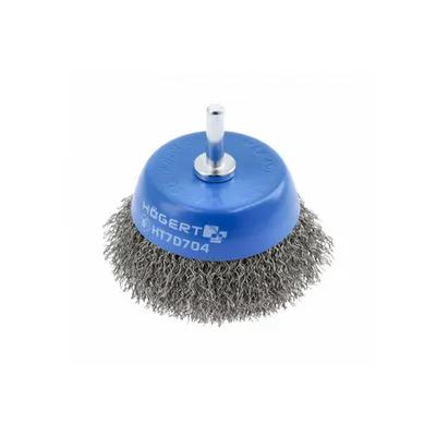 Perie frontala cu un stift de 75 mm, sarma de otel inoxidabil 0,3 mm