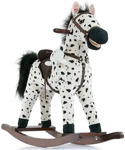 Jucarie balansoar Milly Mally - Calut Mustang, pete negre