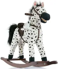 Jucarie balansoar Milly Mally - Calut Mustang, pete negre