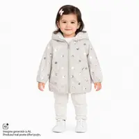 Jacheta copii Chicco, Gri cu model, 02284-70MC