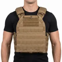 Plate Carrier MOLLE QUICK RELEASE GFC Tactical - TAN