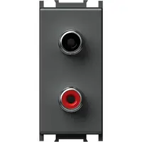 Modul Priza audio 2xRCA 1M AT, TEM Modul TEM-KM22AT-U