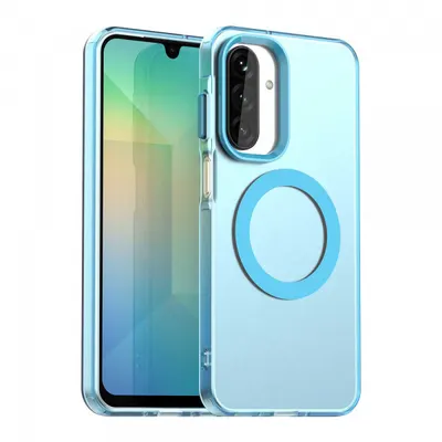 Husa MagSafe pentru Samsung Galaxy A26 A266, Techsuit, CandyCase, Albastra
