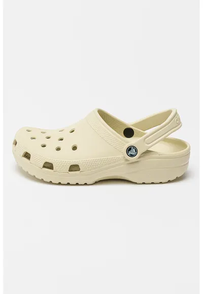 Saboti slingback cu model unisex Classic Roomy - Verde pal