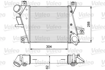 Intercooler potrivit NISSAN X-TRAIL I 2.2D 06.01-01.13
