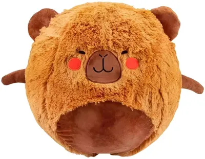 Minge gonflabilă de pluș Lean Toys - Capybara, 50 cm