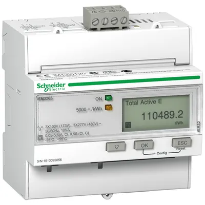 Iem3265 Contor Energie - Ct - Bacnet - 1 Digital I - 1 Digital O - Multi-Tarif