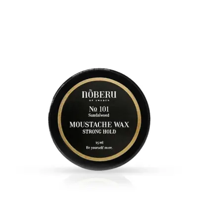 Ceara de mustata - NOBERU - Sandalwood - Strong Hold - 25 ml