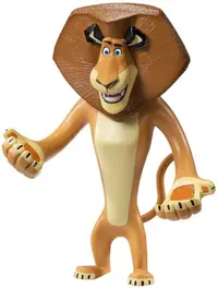 Figura de actiune The Noble Collection Animation: Madagascar - Alex (Bendyfigs), 15 cm