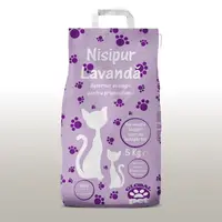 Asternut igienic natural, nisip pentru pisici, Nisipur Lavanda, bentonita, 5 kg