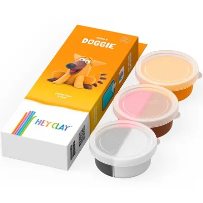 Set creativ din lut - Hey Clay Animals - Caine