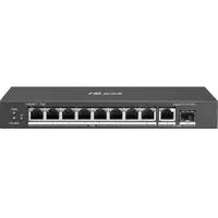 Switch Desktop/Rackmount Hikvision HiLook, NS-0510P-58, 10 Porturi, PoE+ 58W