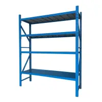 Raft profesional pentru depozitare H2500xl600xL2000,800 kg-BLUE-4 niveluri