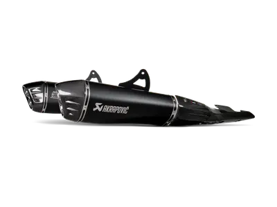 Finala din titan negru Akrapovic Black Suzuki GSX 1300 R Hayabusa 2025