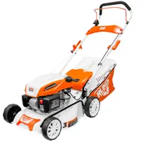 Masina de Tuns Iarba, benzina, RURIS 221s2019, 3.5 CP, Latime Lucru 42 cm, Inaltime Lucru 25-75 mm, carcasa metal, 45 L sac colector, rezervor 1 L