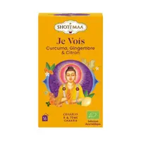 Ceai chakras - vision - turmeric, ghimbir si lamaie bio 16dz x 2g 32g Shotimaa