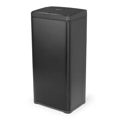 Cos de Gunoi Smart, Doctor Home Obi, Senzor de Miscare, Otel Inoxidabil, 50L - Negru