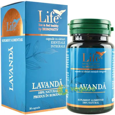 Lavanda (Capsule cu Uleiuri Esentiale) 30cps