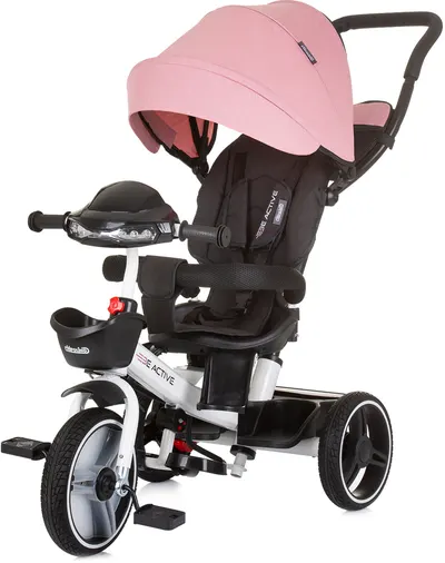Tricicletă cu copertină Chipolino - Be Active, roz