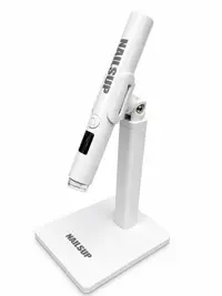Lampa polygel cu suport detasabil si afisaj - alb