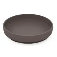 Farfurie, Petite&Mars, Take&Match, Din silicon, Cu ventuza, Fara BPA, Adecvata pentru masina de spalat vase si microunde, Nu absoarbe mirosuri, 6 luni+, 400 ml, Bitter Cocoa, Maro