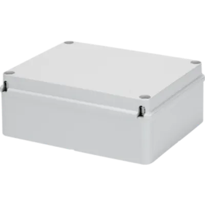 Doza aparenta - IP56 - dimensiuni interioare 190X140X70 - SMOOTH WALLS - GWT960‚ºC - GREY RAL 7035