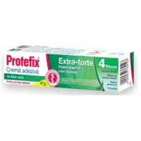 Crema adeziva pentru fixarea protezei dentare acu aloe vera Protefix Extra-Forte | 40 ml