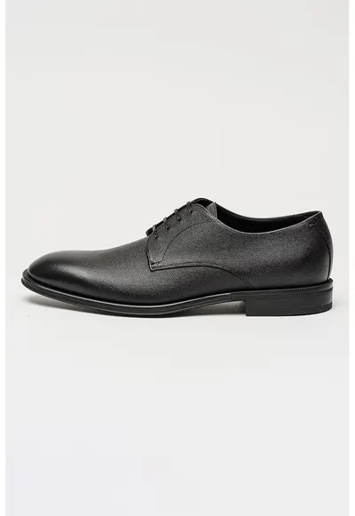 Pantofi Derby de piele Derek - Negru