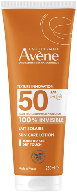 Avène Sun Lapte de protecție solară pentru față și corp, pentru adulți, SPF50+, 250 ml