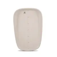 Saltea de infasat din spuma poliuretanica moale Lulu Beige, suprafata gradata, antialunecare, impermeabila, 43 x 10 x 68 cm
