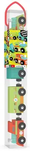 Tren magnetic din lemn Jadore - Coco Cherry, 4 piese