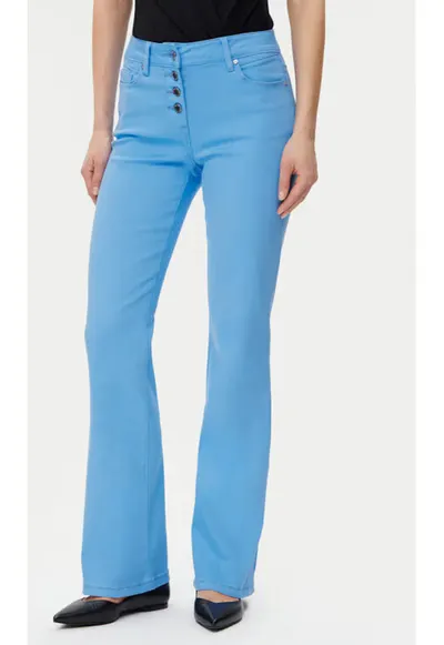 Blugi dama - 305253286 - Bumbac/Poliester - Albastru - Albastru