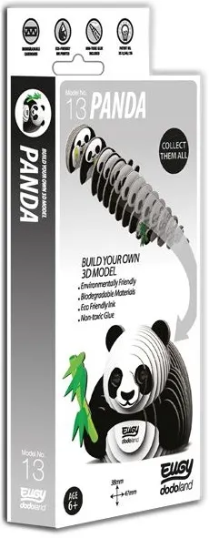 Figura de asamblare Eugy 3D - Panda