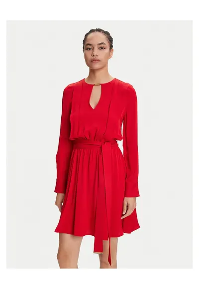 Rochie cocktail de Marciano Guess - rosu