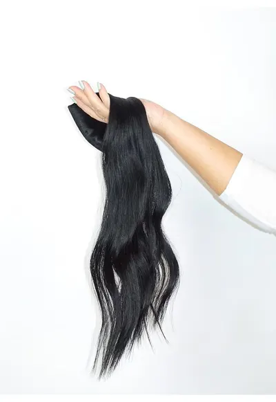 Extensii Clip-On Drept Negru Intens-ELCC1817S