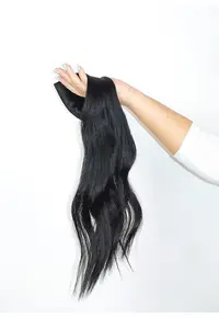 Extensii Clip-On Drept Negru Intens-ELCC1817S