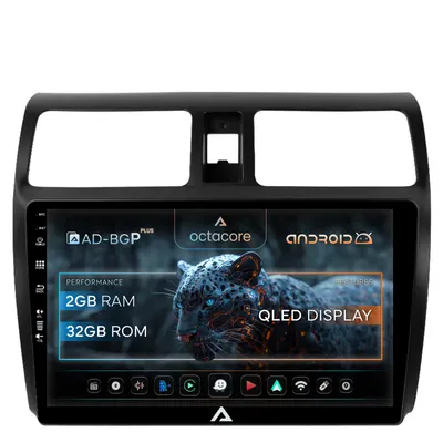 Navigatie Suzuki Swift (2003-2010), Android, P-Octacore 2GB RAM + 32GB ROM, 10.1 Inch - AD-BGP10002+AD-BGRKIT301