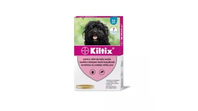 Zgarda antiparazitara pentru caini Kiltix, 53 cm