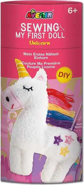 Set creativ Avenir - Coase-ți o jucărie de pluș , Unicorn