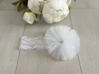 Bentita dantela - alb