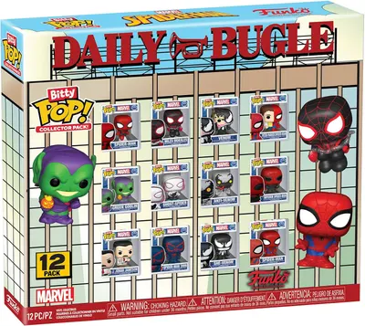 Set de figurine mini Funko Bitty POP! Marvel: Spider-Man - Daily Bugle - 12 Pack (Special Edition)