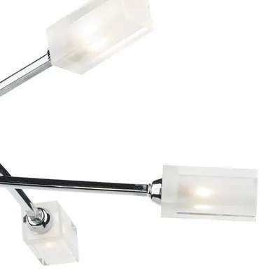 Plafoniera Morgan 6 Light Semi Flush Polished Chrome