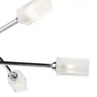 Plafoniera Morgan 6 Light Semi Flush Polished Chrome